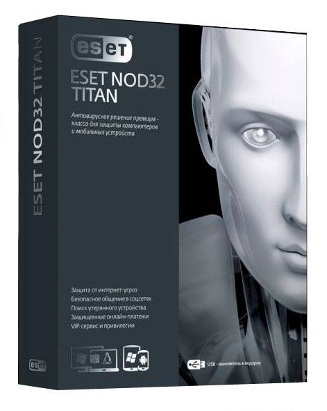 ПО Eset NOD32 NOD32 TITAN version 2 3-Desktop 1 year Base Box (NOD32-EST-NS(BOX2)-1-1)